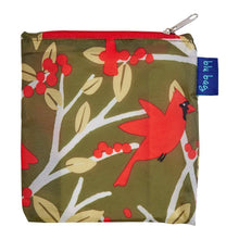 Load image into Gallery viewer, RED CARDINALS blu Bag Reusable Shopper Tote