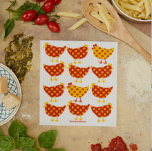 Load image into Gallery viewer, Little Chickens Swedish Dishcloth