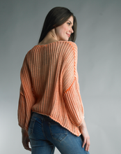 Load image into Gallery viewer, Knitted Open Weave Sweater