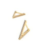 Load image into Gallery viewer, Amiee Triangle Stud