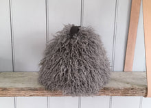 Load image into Gallery viewer, Sheepskin Doorstop | Yetti | Chairman Doorstop: Pewter Grey