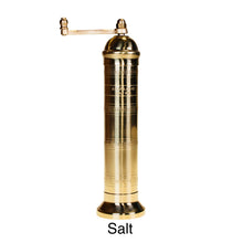 Load image into Gallery viewer, The Original 'Brass Mill' 8" Salt Grinder