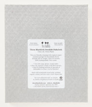 Load image into Gallery viewer, Playful Pup on Grey Swedish Dishcloth