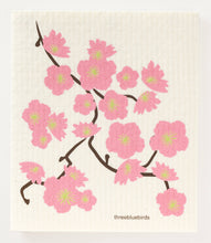 Load image into Gallery viewer, Cherry Blossoms Swedish Dishcloth