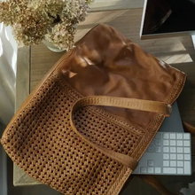 Load image into Gallery viewer, Provence Tote/Shoulderbag Tan