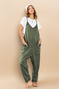 Olive French Terry Onesie