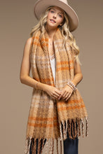 Load image into Gallery viewer, Toffee Plush Oblong Scarf
