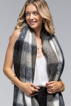 Load image into Gallery viewer, Super Soft Brushed Plaid Oblong Scarf