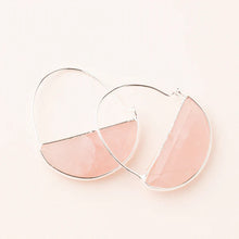 Load image into Gallery viewer, Stone Prism Hoop
