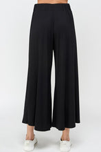 Load image into Gallery viewer, Black Knit Palazzo Pants