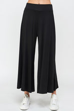 Load image into Gallery viewer, Black Knit Palazzo Pants