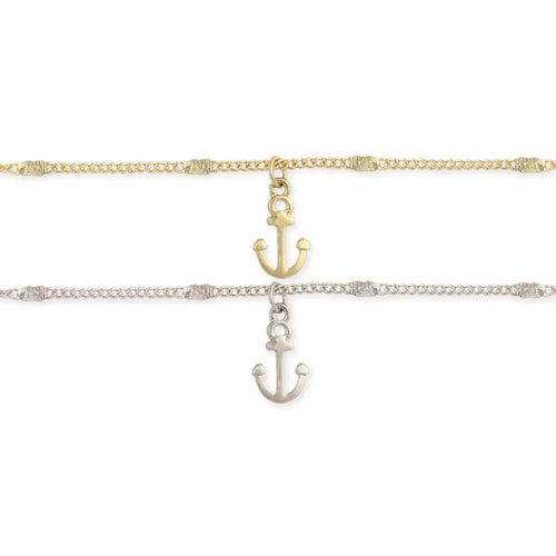 Anchor Charm Anklet