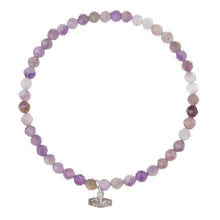 Load image into Gallery viewer, Mini Faceted Stone Stack Bracelet