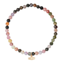 Load image into Gallery viewer, Mini Faceted Stone Stack Bracelet