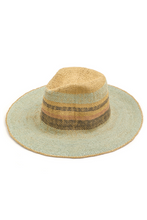 Load image into Gallery viewer, Spring Hue Sun Raffia Hat Natural