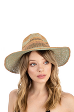 Load image into Gallery viewer, Spring Hue Sun Raffia Hat Natural