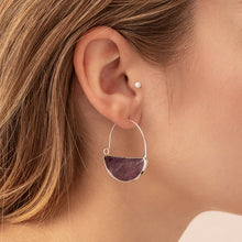 Load image into Gallery viewer, Stone Prism Hoop