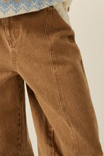 Load image into Gallery viewer, Acid-Wash Denim Low-Rise Wide-Leg Barrel Jeans