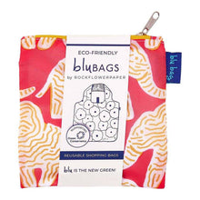 Load image into Gallery viewer, ELEPHANTS blu Bag Reusable Shopper Tote