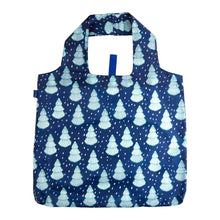 Load image into Gallery viewer, WINTER TREES blu Bag Reusable Shopper Tote