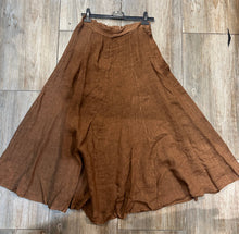 Load image into Gallery viewer, 100% Linen Skirt REF.8304: Terracotta
