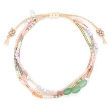 Load image into Gallery viewer, Mixed Media Bracelet - Optimism/Green Aventurine/Silver