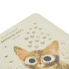 Load image into Gallery viewer, A6 Vegan Leather  Daily Planner Planner - Kitten