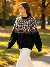 Load image into Gallery viewer, Jacquard Knit Sweater