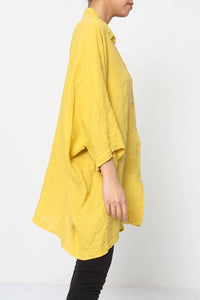 100% Linen Shirt REF. 2858: Duck Green
