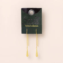 Load image into Gallery viewer, Refined Earring Collection - Teardrop Threader/Gold