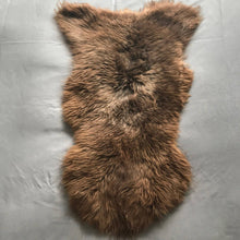 Load image into Gallery viewer, Natural British Brown Sheepskin Rug Hygge Nordic Decor: Medium
