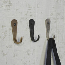 Load image into Gallery viewer, Forged Hook, Iron - Brass