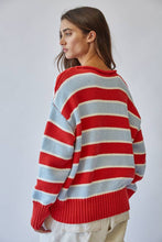 Load image into Gallery viewer, Striped Crew Sweater