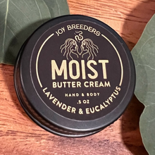 Load image into Gallery viewer, MOIST | Hand &amp; Body Butter Cream: Lavender &amp; Eucalyptus / 1oz