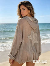 Load image into Gallery viewer, Open Weave Cotton Cardigan