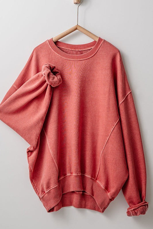 Organic Pigment Washed Sweatshirt