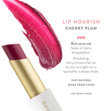 Load image into Gallery viewer, Lip Nourish™ Sheer Lipstick - Cherry Plum