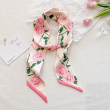 Load image into Gallery viewer, Pink Rose Twilly Scarf