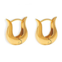 Load image into Gallery viewer, 18k Stainless Steel Waterproof Tarnishfree U Hoops