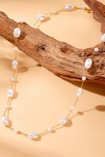 Load image into Gallery viewer, 18k Stainless Steel Tarnish Free Pearl Necklace