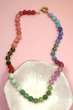 Load image into Gallery viewer, Natural Stone Semi-Precious Glass Mixed Necklace