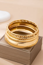 Load image into Gallery viewer, Gold Bangle Stack Set