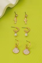 Load image into Gallery viewer, Coastal Charm Earring Trio