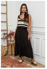 Load image into Gallery viewer, 100% Linen Skirt REF. 8348: TOBACCO