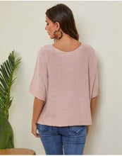 Load image into Gallery viewer, Short Sleeve Sweater