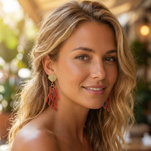 Load image into Gallery viewer, Red Wynn Earring