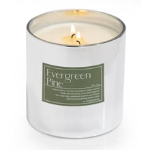 Load image into Gallery viewer, Evergreen Pine 2 Wick 20 oz. Mercury Lidded Candle