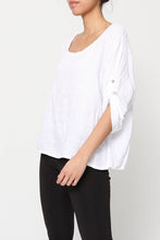 Load image into Gallery viewer, 3/4 Sleeve Linen Blouse