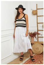 Load image into Gallery viewer, 100% Linen Skirt REF. 8348: TOBACCO
