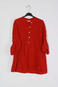Button Up Linen Blouse